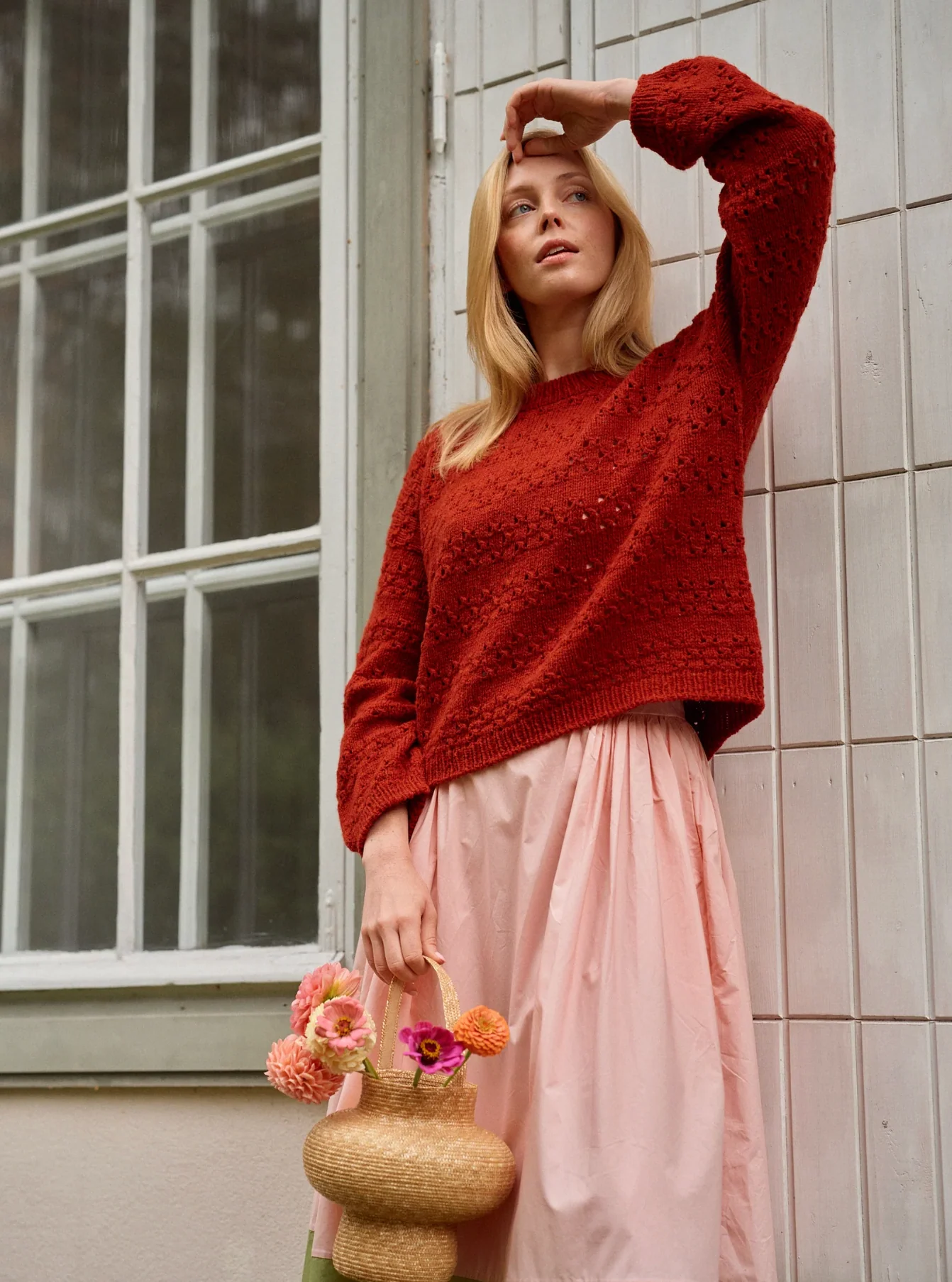 Cerise Sweater by Joanna Filip
