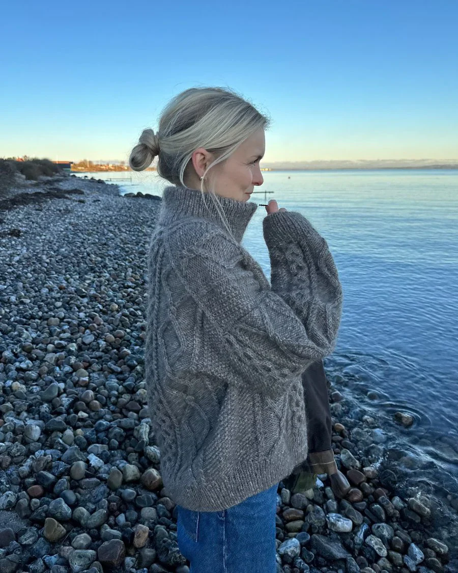 Dagmar Zipper Sweater by PetiteKnit x Hjelholt - Image 2