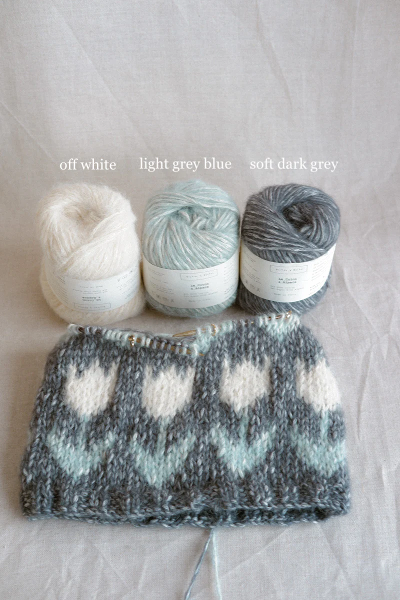 Winter Bulbs Cowl by Laura Mimosa Cafe Lanar - Image 2