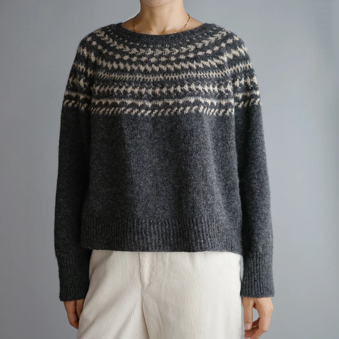 Noriko Ichikawa - Amikomi Yoke Sweater - Image 2